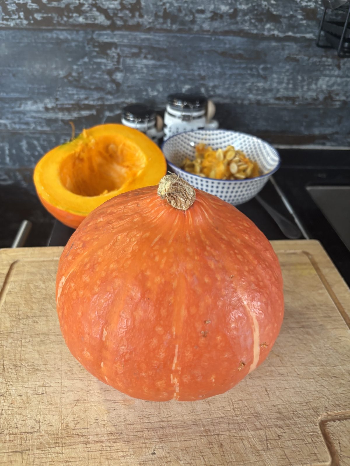 Photo de la recette : Cubes de potimarron au four