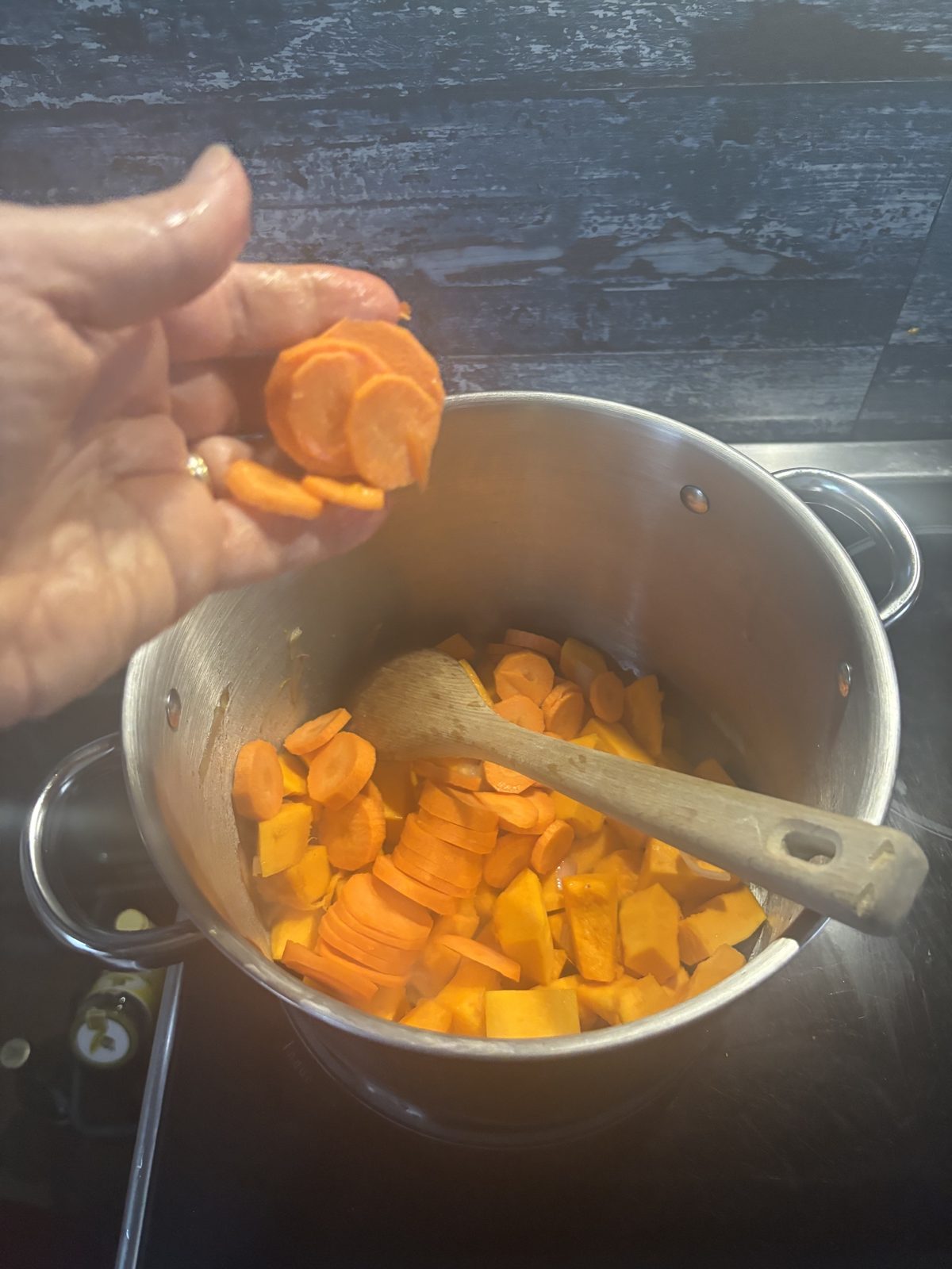 Étape 2 : Soupe au potimarron et aux marrons