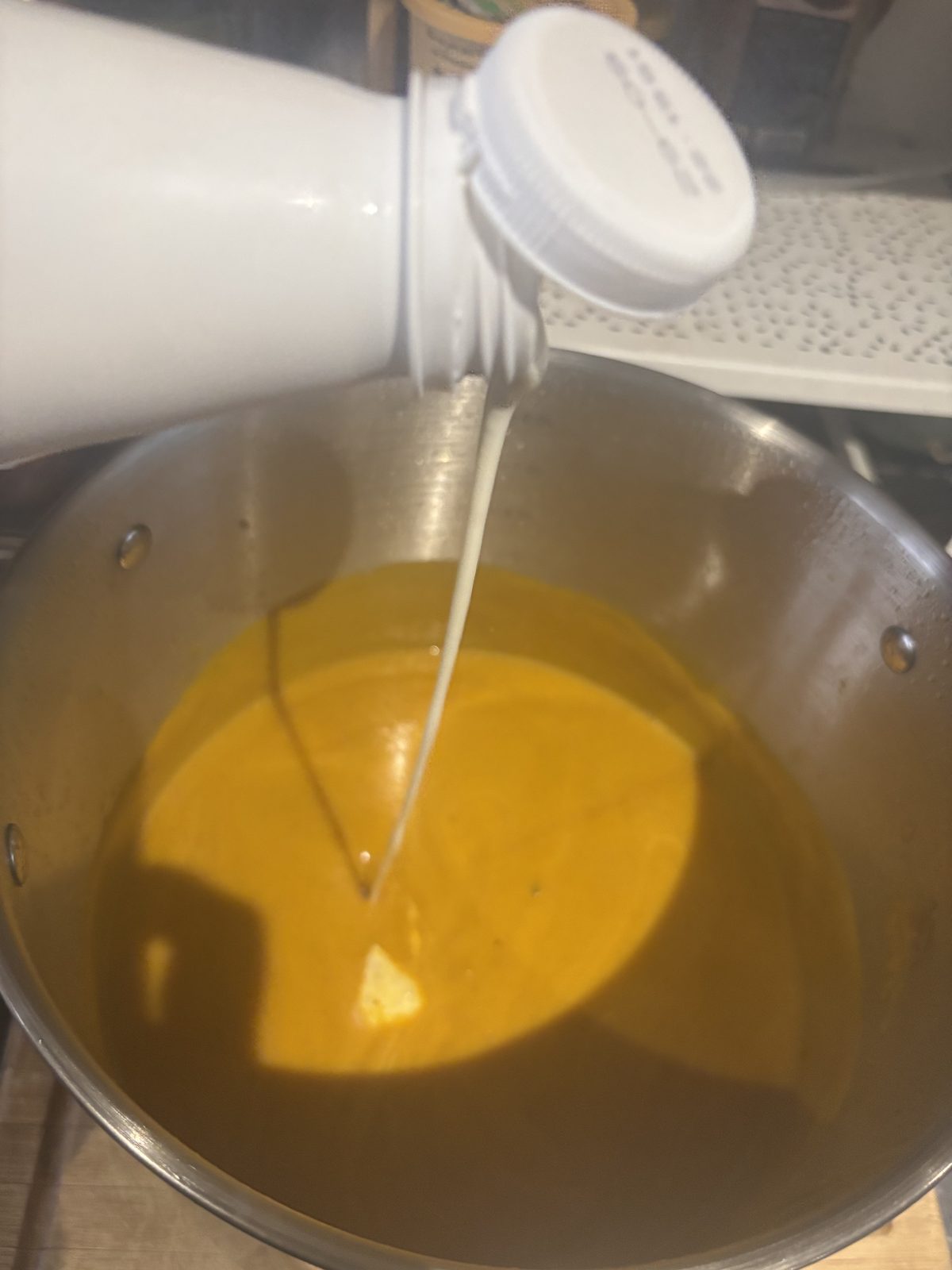 Étape 6 : Soupe au potimarron et aux marrons
