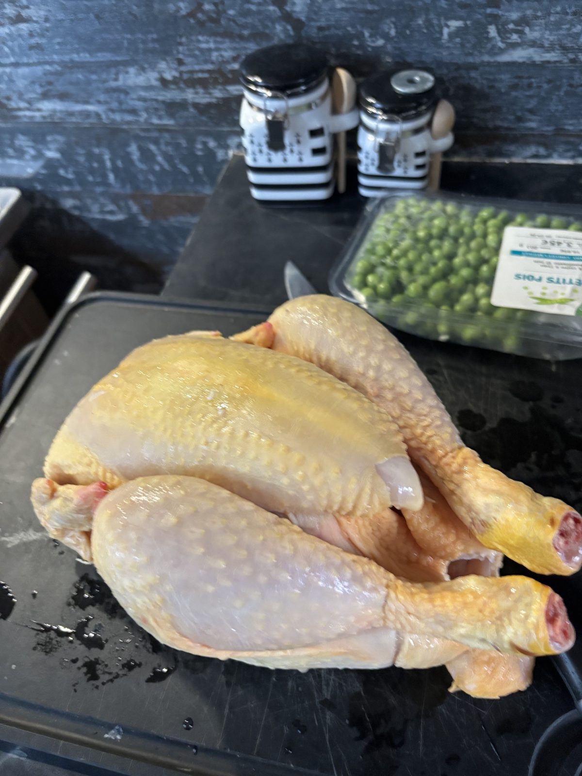 Étape 1 : Soupe de poulet aux petits légumes