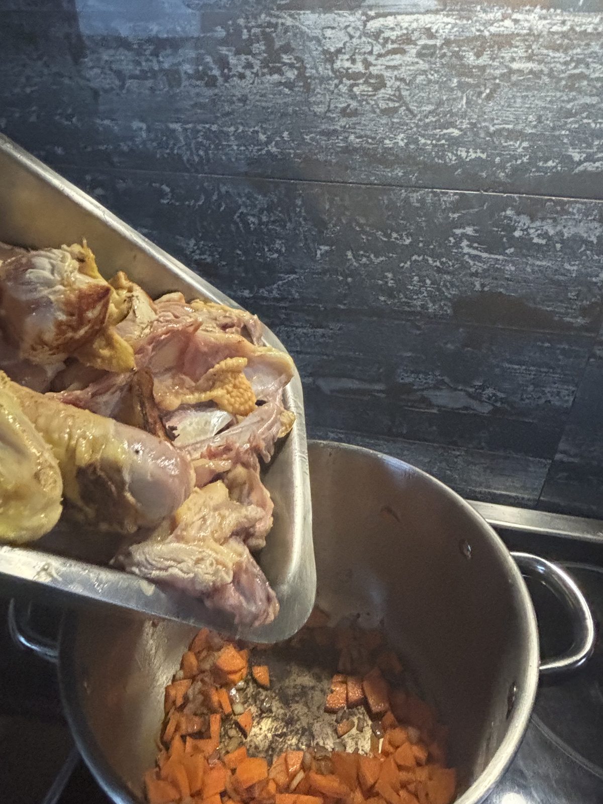 Étape 6 : Soupe de poulet aux petits légumes