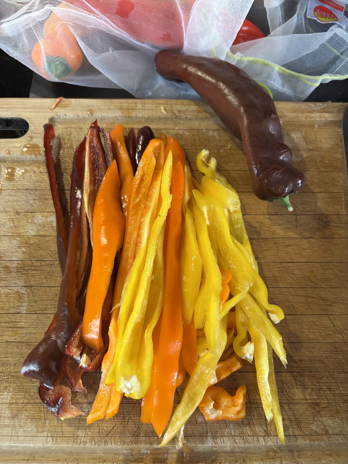 Étape 2 : Thon au four et poivrons-tomates